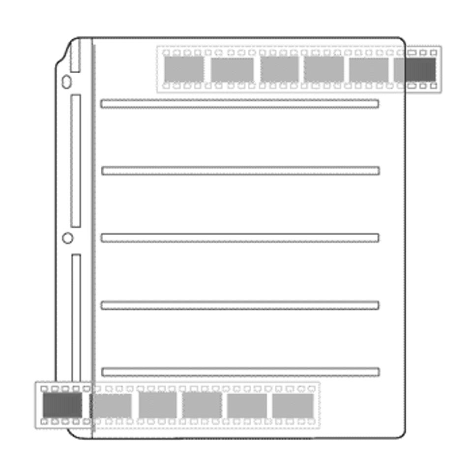CENTURY VINYL PHOTO NEGATIVE PAGES, HOLDS 6 - 35MM