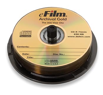 ARCHIVAL GOLD BLANK DVD-R (25/PK)