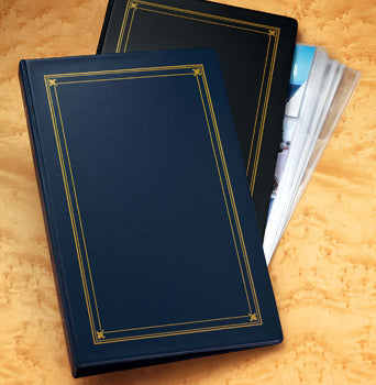 DELUXE SLIMLINE PHOTO ALBUM - NAVY