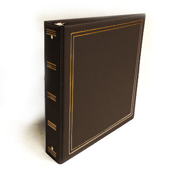 DELUXE PHOTO ALBUM - CHOCOLATE BROWN