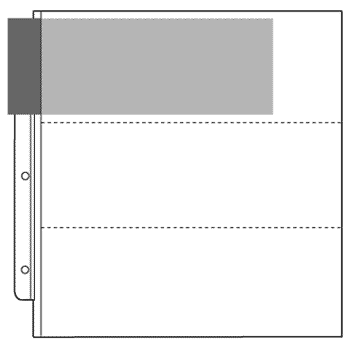 EZ2C POLY PRO PHOTO PAGES, HOLDS 6 - 4INX 12IN(10