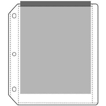 POLY PHOTO PAGES, JUNIOR - HOLDS 2 - 5-1/2INX 8-1/