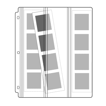 CENTURY VINYL PHOTO NEGATIVE PAGES, HOLDS 3 - 120