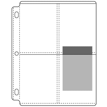 EZ2C? POLY PHOTO PAGES, STANDARD - HOLDS 8 - 4-1/4