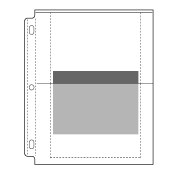 EZ2C POLY PHOTO PAGES, HOLDS 4 - 4INX 6IN- WHITE